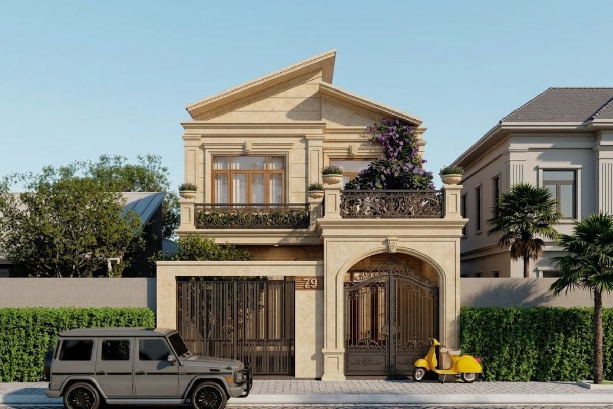 Giải pháp này giúp tăng thông gió cho nhà 2 tầng 1 tỷ đẹp (Ảnh: Sưu tầm)