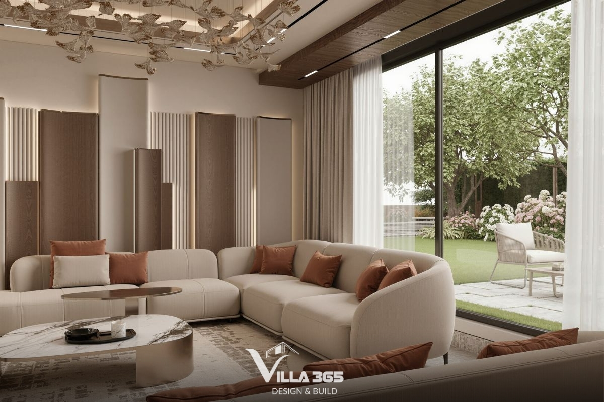 Không gian trung tâm cần bố trí hợp lý để thu hút năng lượng tích cực