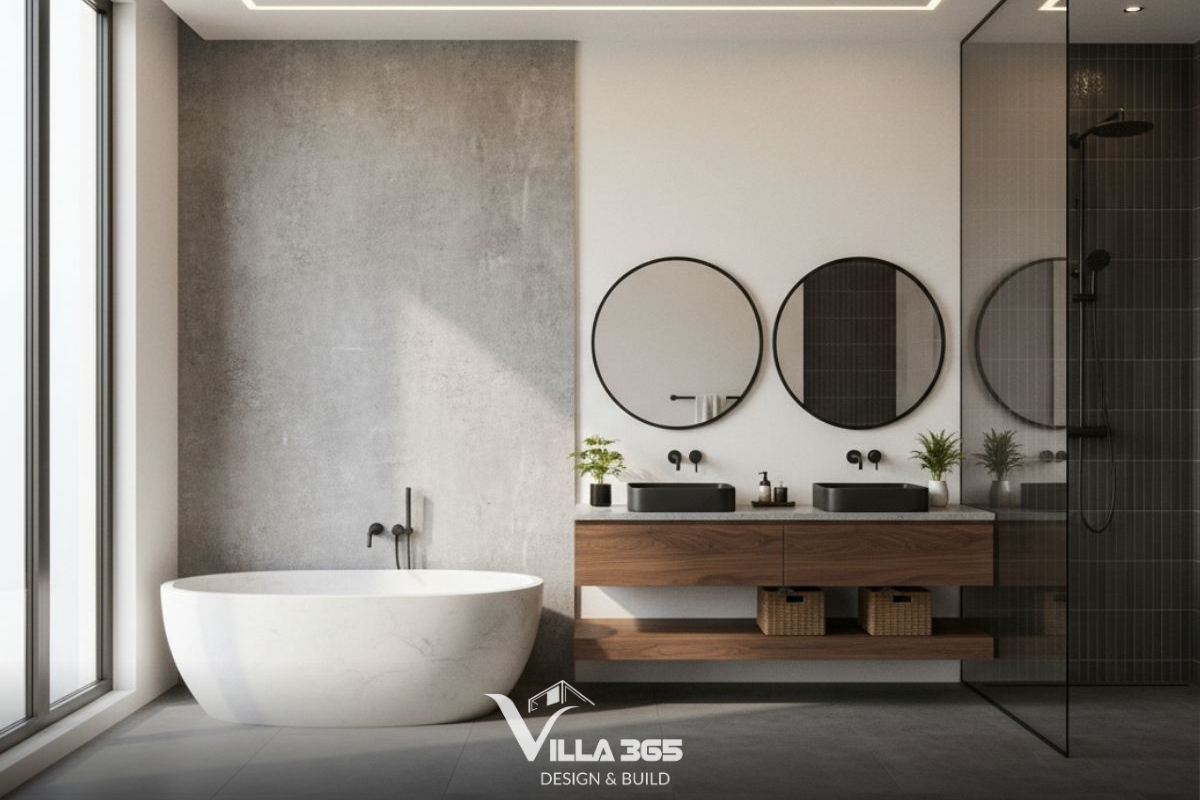 Nhà vệ sinh bố trí kín đáo giúp hạn chế ảnh hưởng xấu khi sửa phong thủy nhà 