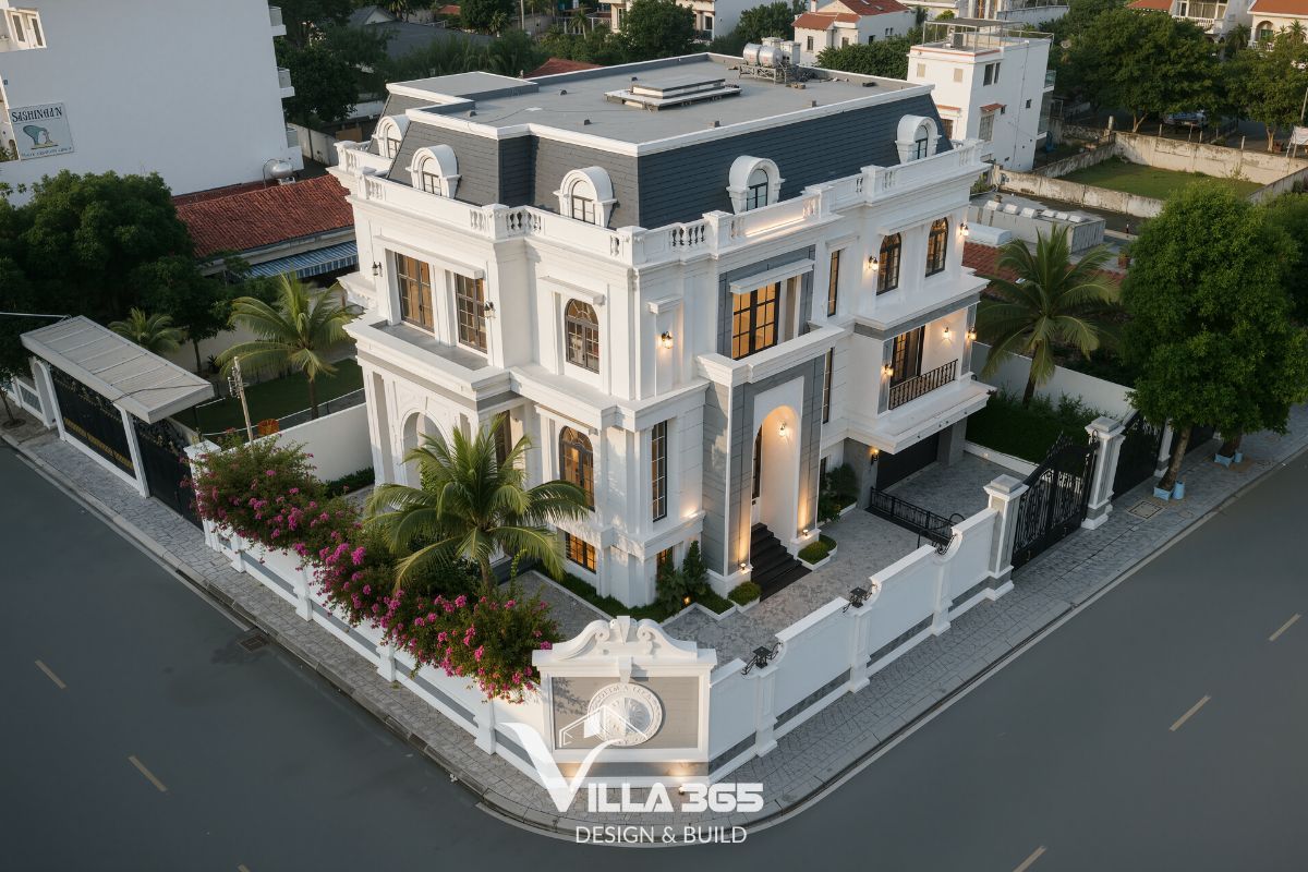 Giá xây biệt thự tân cổ điển thường cao hơn biệt thự hiện đại do độ phức tạp của phù điêu, hoa văn và phào chỉ