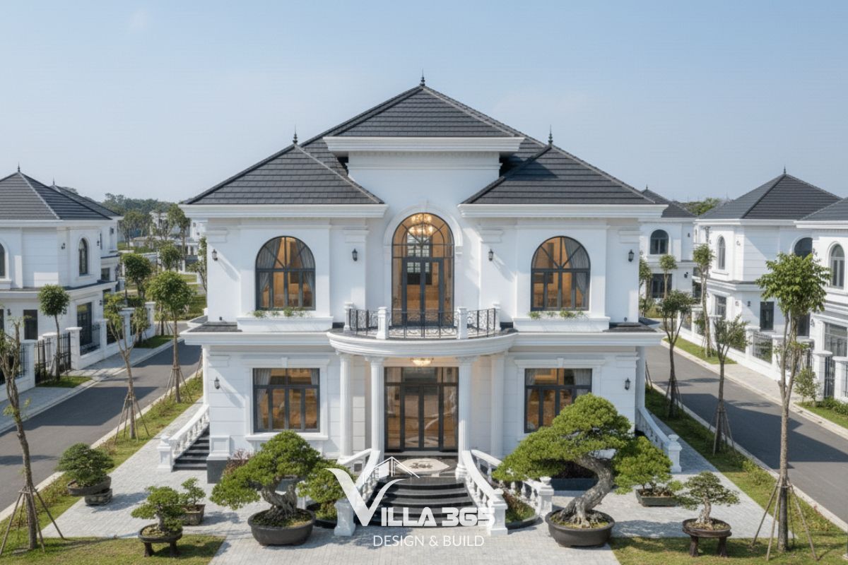 Chi phí thiết kế biệt thự tân cổ điển dao động ở nhiều mức khác nhau