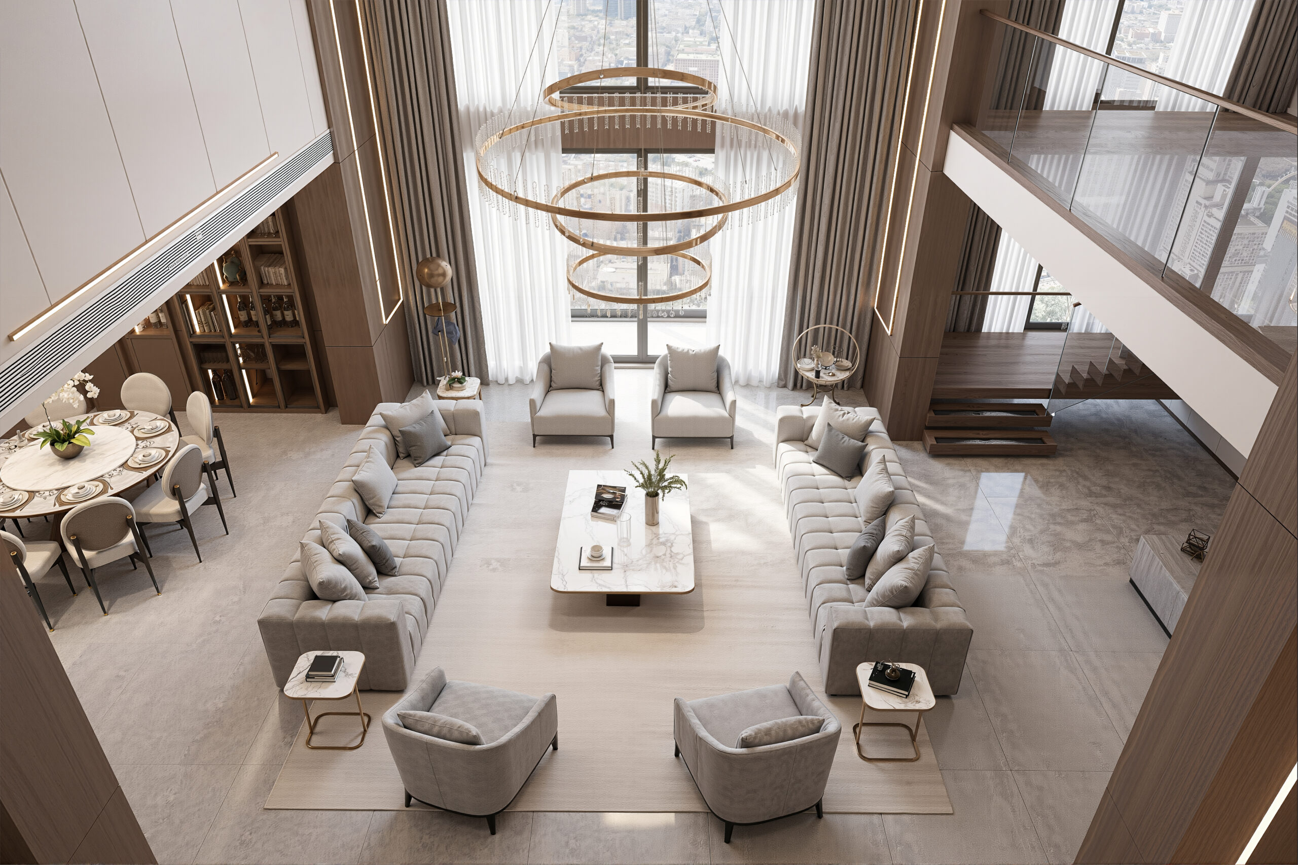 Bố trí hợp lý không gian giúp nâng cao hiệu quả hóa giải phong thủy nhà tổng thể (Ảnh: Sưu tầm)