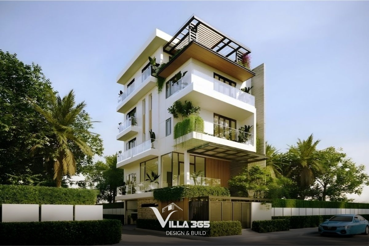 Mẫu biệt thự 4 tầng hiện đại không chỉ là không gian sống mà còn là tuyên ngôn đẳng cấp của gia chủ