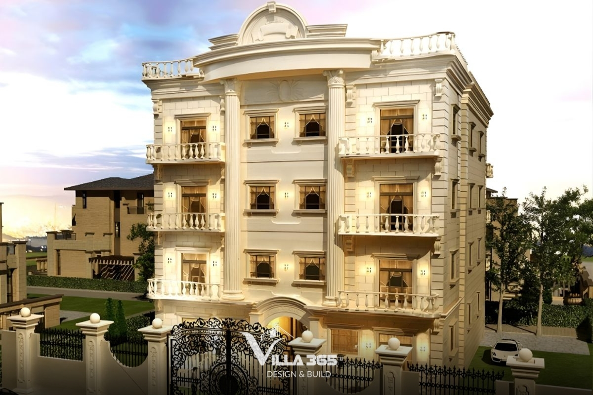 Mẫu biệt thự 4 tầng tân cổ điển đẹp cần được thiết kế và thi công bởi những đơn vị có năng lực và uy tín 