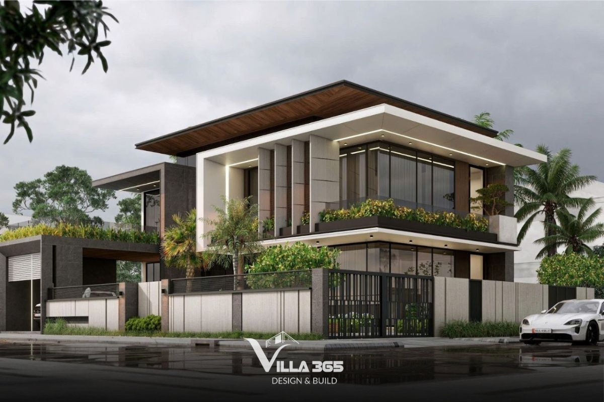 Không chỉ đẹp, biệt thự 2 tầng hiện đại mái bằng còn chinh phục gia chủ nhờ chi phí hợp lý, độ bền cao và khả năng thích nghi khí hậu vượt trội 