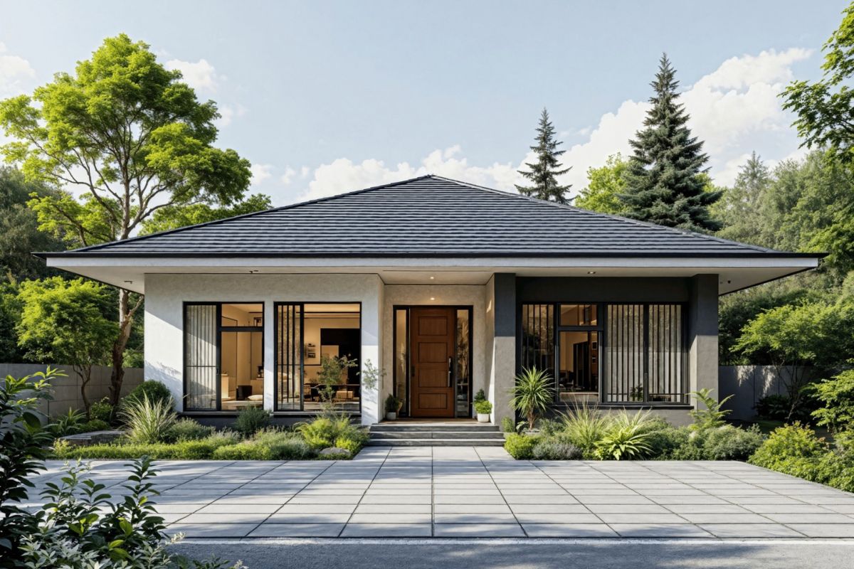 Những biệt thự tối giản Nhật 1 tầng luôn ghi điểm nhờ sự tinh gọn nhưng vẫn đầy đủ tiện nghi (Ảnh: Sưu tầm)