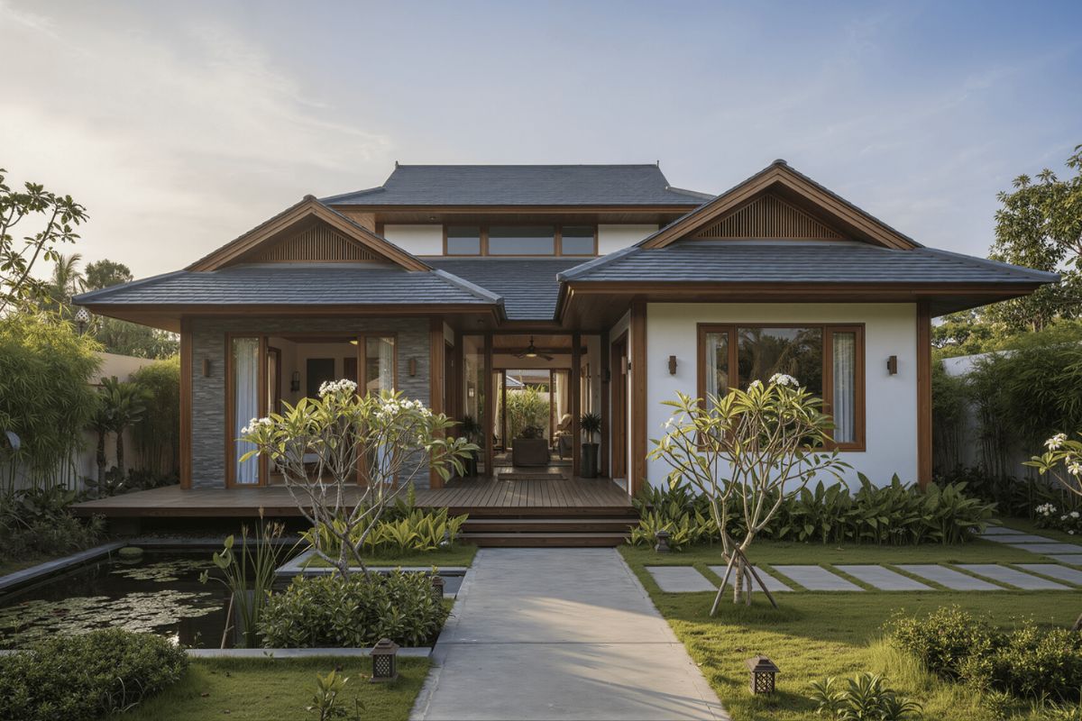 Không gian mở giúp nhà phong cách Nhật luôn thông thoáng và tràn ngập ánh sáng (Ảnh: Sưu tầm)