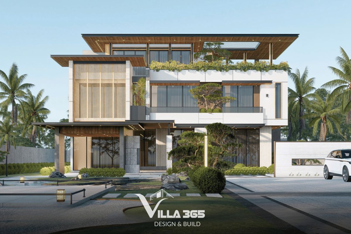 Nhiều gia chủ lựa chọn thiết kế biệt thự Quận 12 để tận dụng quỹ đất rộng và không gian sống xanh