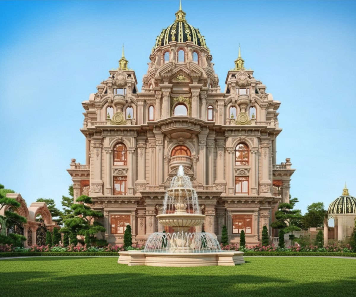 Tính độc bản cao khiến nhiều người lựa chọn khi tìm hiểu biệt thự cổ điển có tốt không (Ảnh: Sưu tầm)