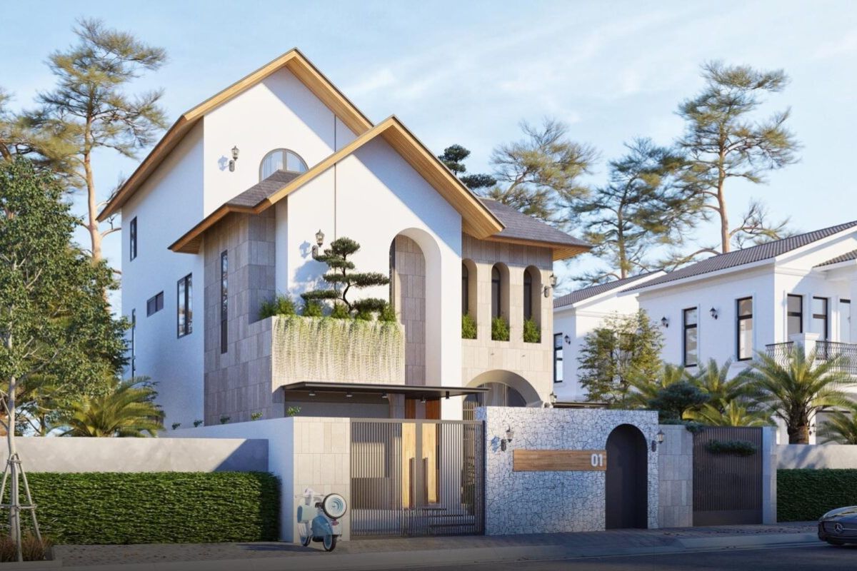 99+ Mẫu biệt thự 200m2 đẹp & bảng dự toán chi phí chi tiết 2026 21 Áp dụng kinh nghiệm thực tế giúp quá trình xây dựng biệt thự diện tích 200m2 hạn chế phát sinh và đạt hiệu quả tối ưu (Ảnh: Sưu tầm)