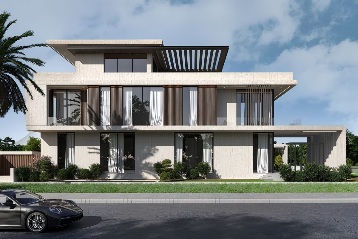 Nhà biệt thự 3 tầng 5 phòng ngủ cần bố trí công năng hợp lý để đảm bảo tiện nghi lâu dài (Ảnh: Sưu tầm)