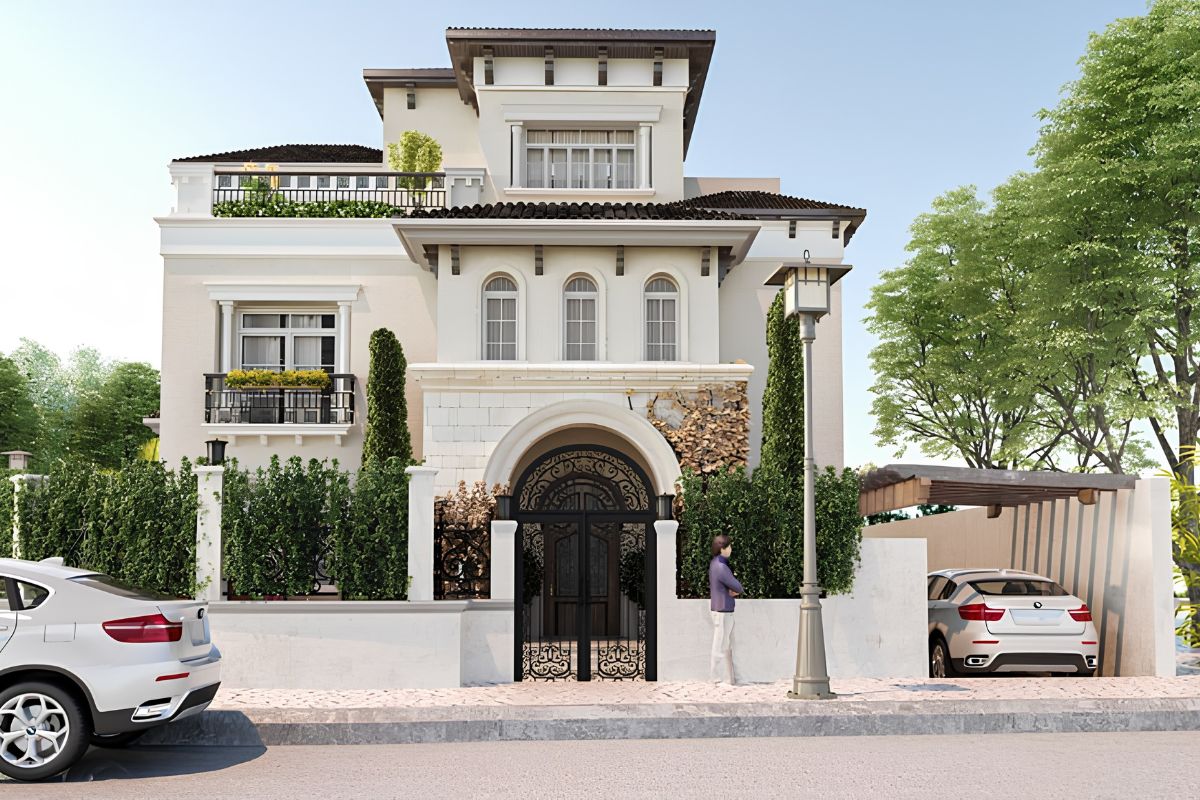 Biệt thự mediterranean tại đô thị mang đến không gian sống xanh và yên bình giữa nhịp sống hiện đại (Ảnh: Sưu tầm)