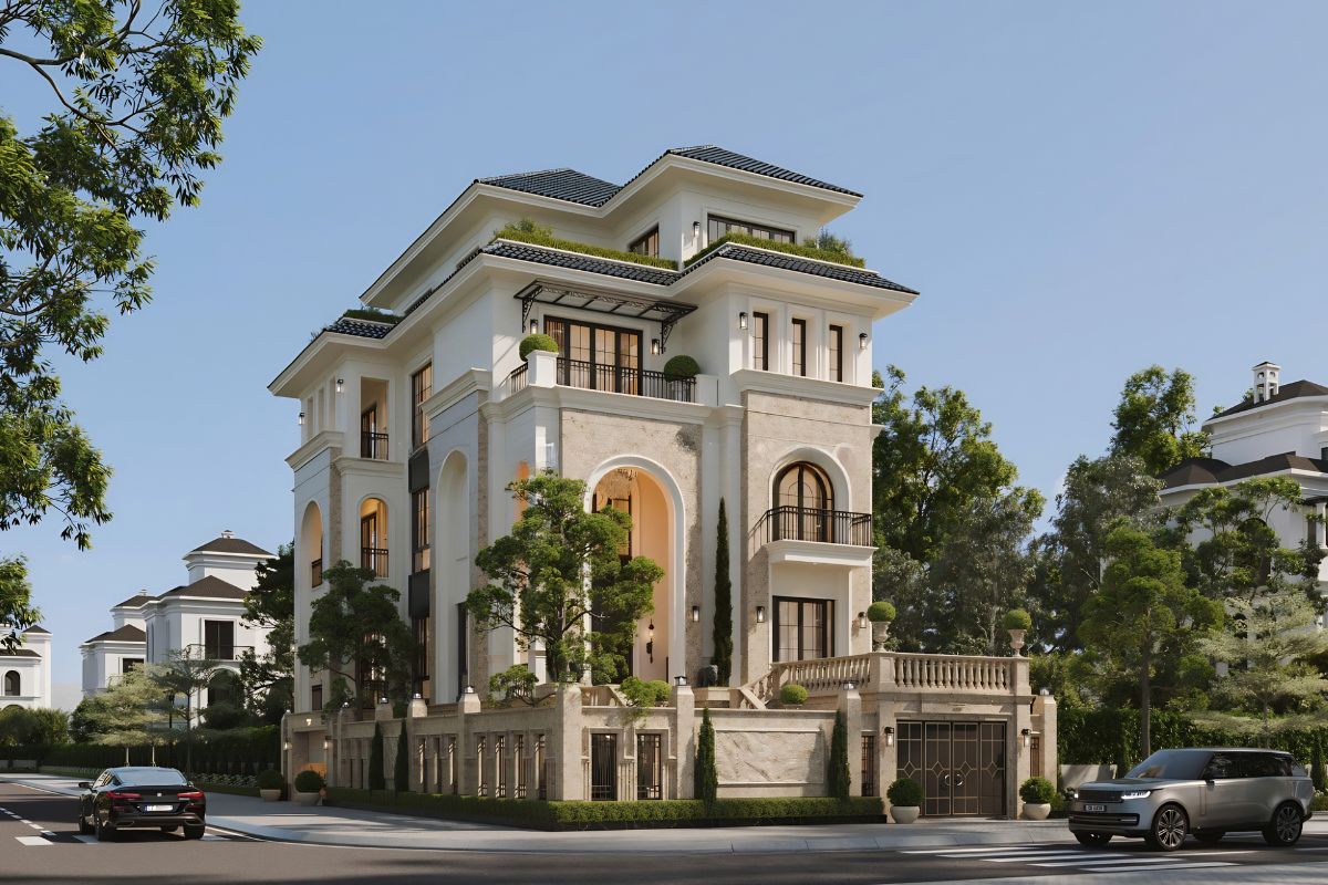 Thiết kế biệt thự Địa Trung Hải diện tích vừa vẫn giữ trọn nét đẹp nghỉ dưỡng đặc trưng (Ảnh: Sưu tầm)
