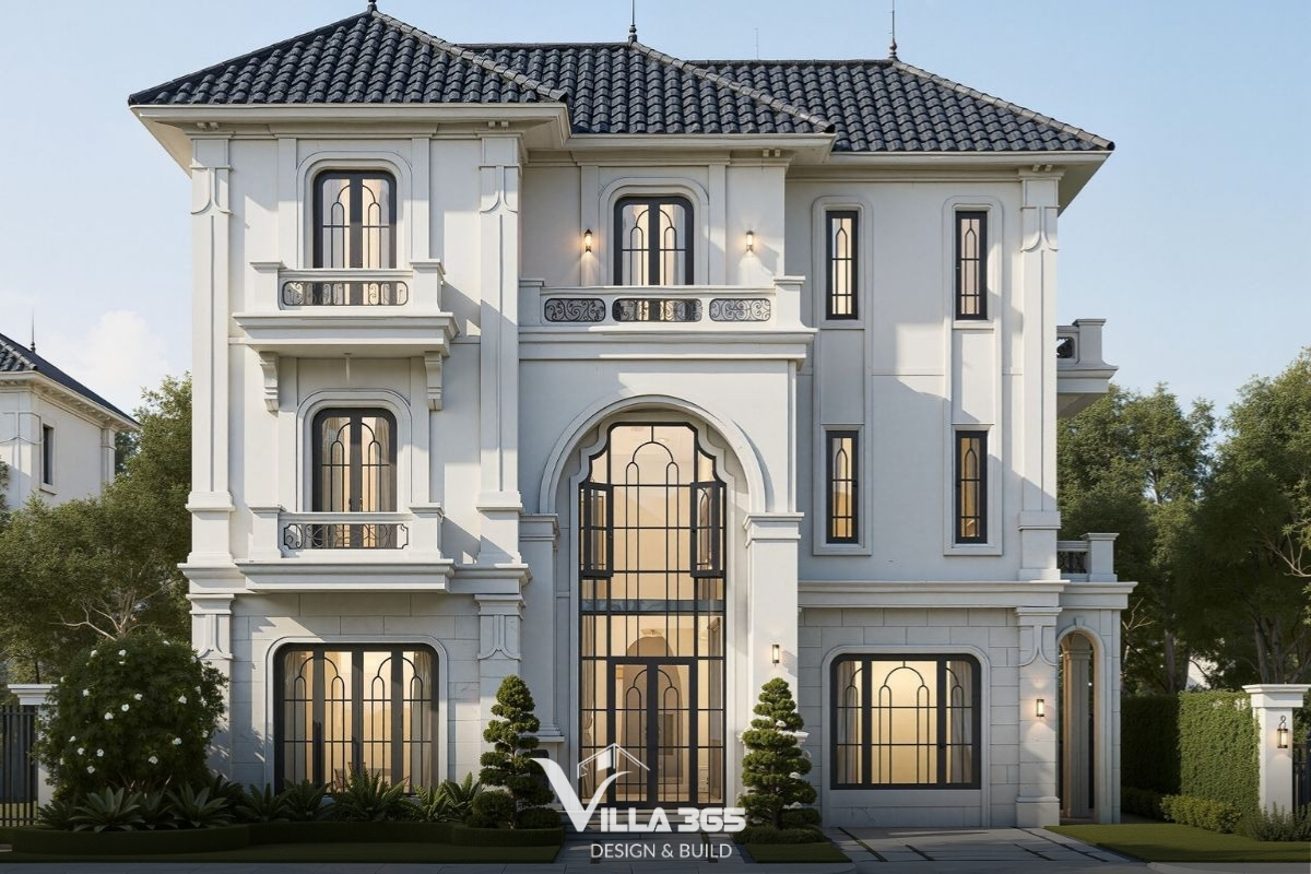 Biệt thự đơn lập là gì? Ưu nhược điểm & lý do nên xây năm 2026 15 Biệt thự đơn lập 3 tầng – không gian sống rộng rãi cho gia đình nhiều thế hệ