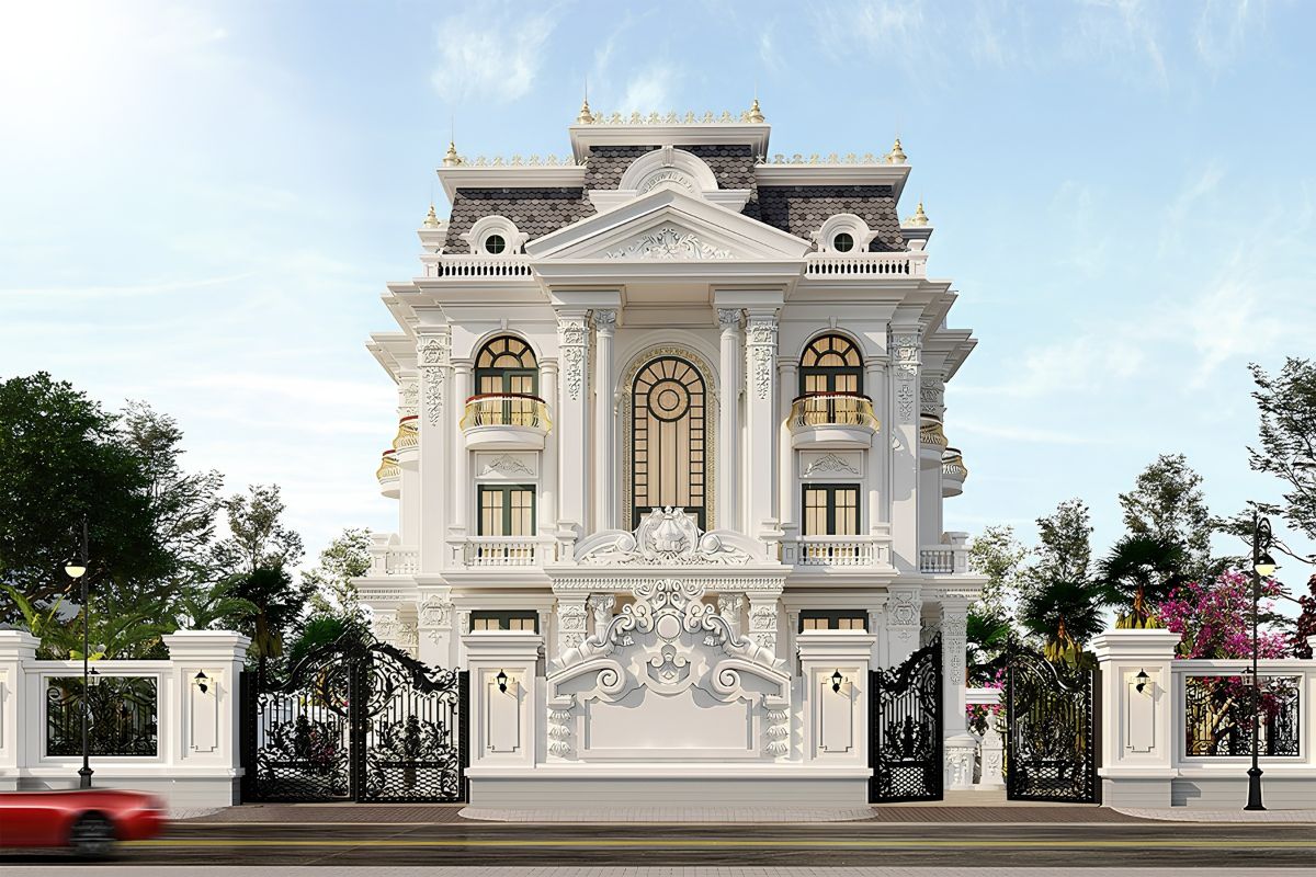 Kiểu dáng vuông vức giúp công trình tối ưu công năng và tạo cảm giác bề thế hơn (Ảnh: Sưu tầm)