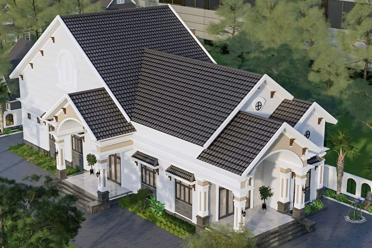 Không gian sinh hoạt liền mạch tạo cảm giác ấm cúng cho gia đình nhiều thế hệ (Ảnh: Sưu tầm)