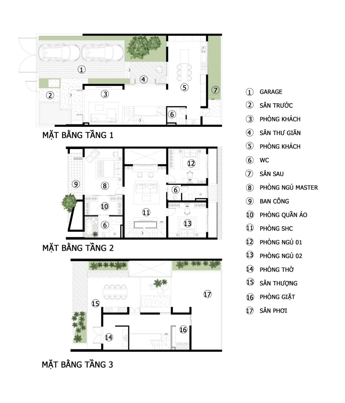 Mặt bằng biệt thự 250m2 hiện đại ưu tiên không gian mở, ánh sáng tự nhiên và tối giản hình khối (Ảnh: Sưu tầm)