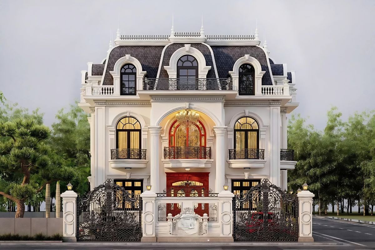 Sang trọng vượt thời gian với biệt thự 250m2 tân cổ điển chuẩn tỷ lệ vàng (Ảnh: Sưu tầm)