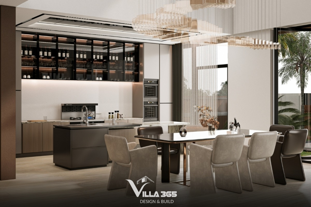 Layered Villa - Giải pháp thiết kế không gian cho gia đình nhiều thế hệ 6 Vật liệu tự nhiên và hoàn thiện hiện đại được phối hợp nhằm cân bằng cảm xúc và công năng