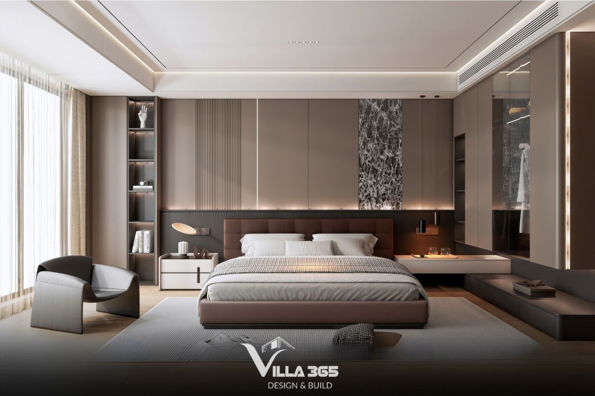 Thiết kế phòng ngủ hướng đến trải nghiệm nghỉ ngơi thuần khiết, nhẹ nhàng và cân bằng 