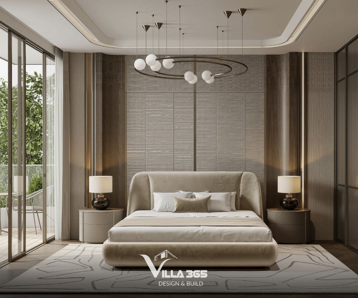 Thiết kế phòng ngủ được nghiên cứu kỹ lưỡng nhằm hỗ trợ cải thiện chất lượng nghỉ ngơi cho gia chủ 