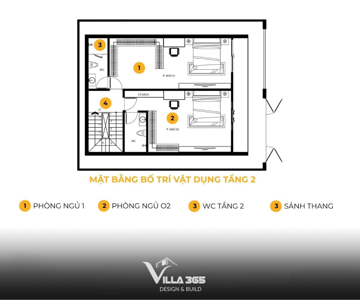 Các bản vẽ thiết kế của Nix Villa 2