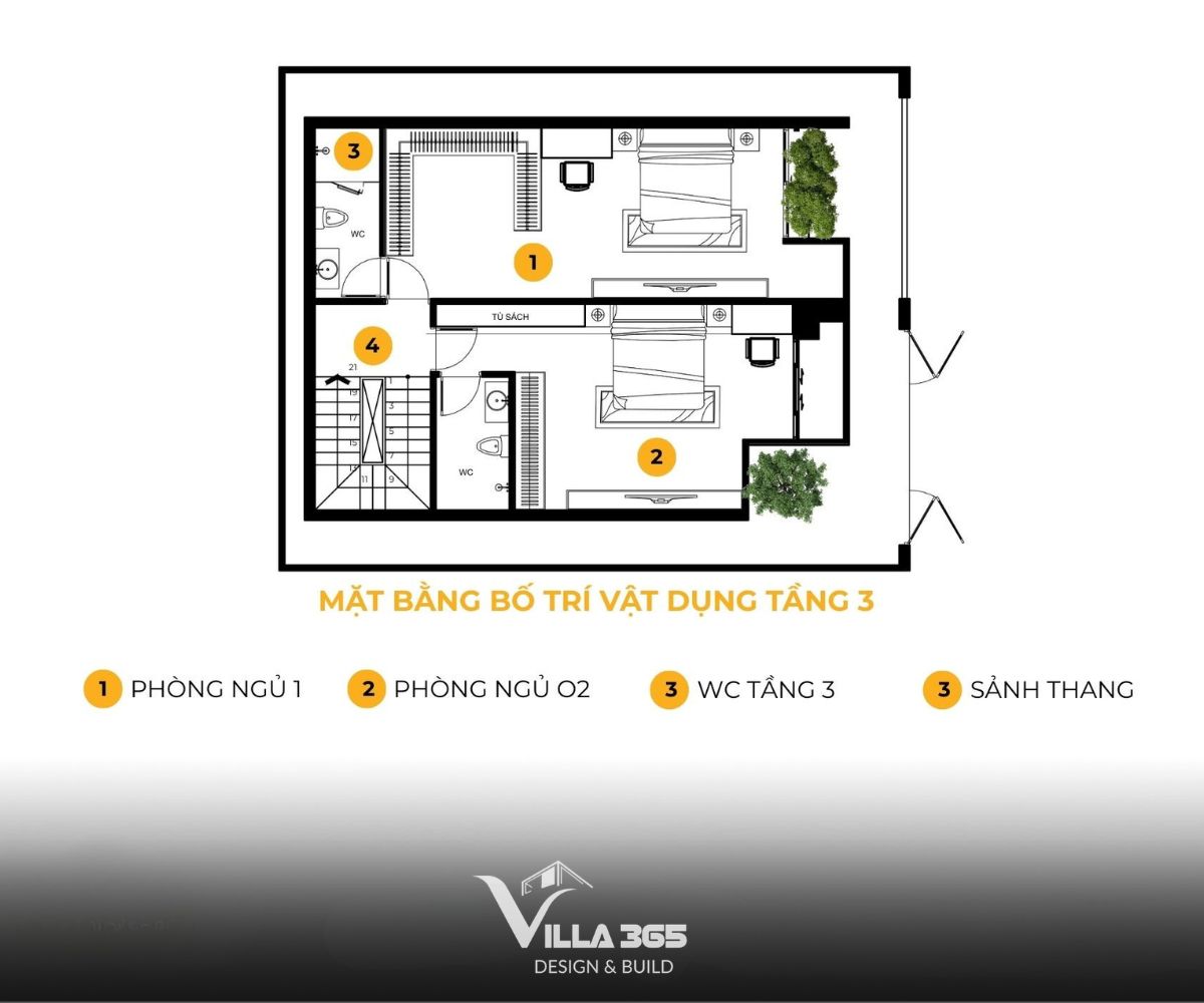 Các bản vẽ thiết kế của Nix Villa 3