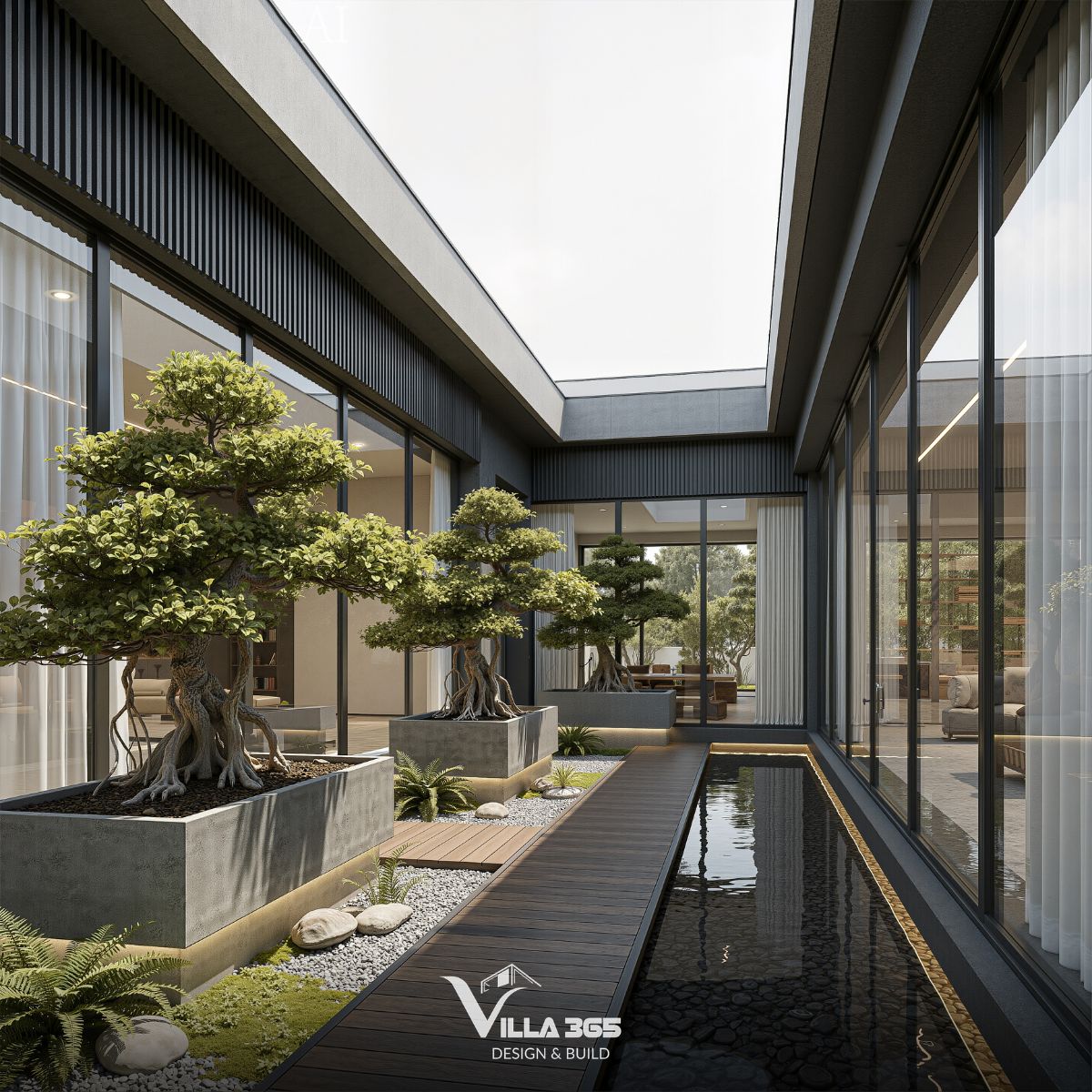 The Cube Villa là nơi chốn để gia chủ tìm thấy sự bình yên đúng nghĩa