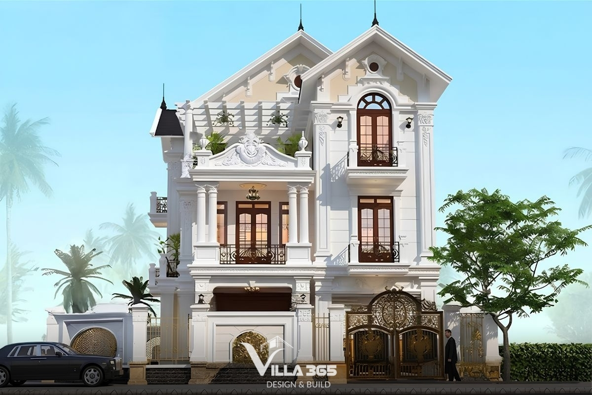 Giải pháp vật liệu giúp thiết kế biệt thự 250m2 hiện đại tối ưu ánh sáng và giảm nhiệt 