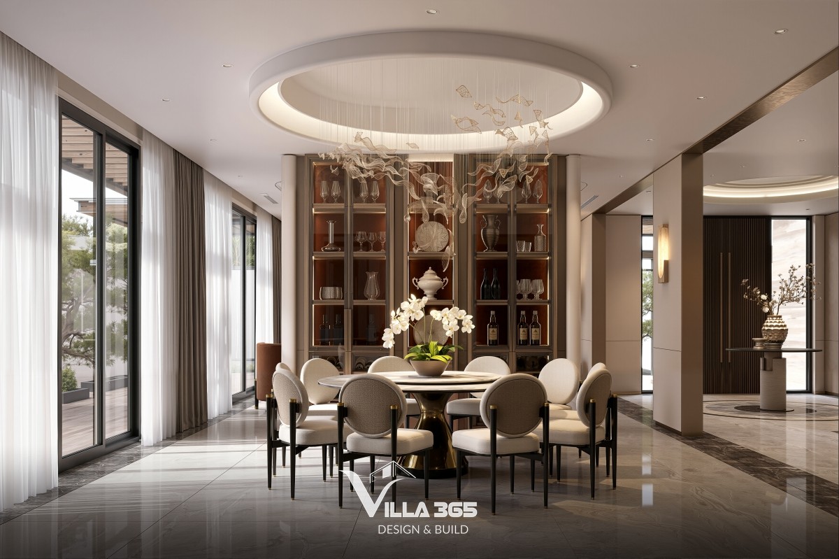 Thiết kế nội thất biệt thự hiện đại đề cao sự tinh giản nhưng vẫn mang đến trải nghiệm sống sang trọng và tiện nghi