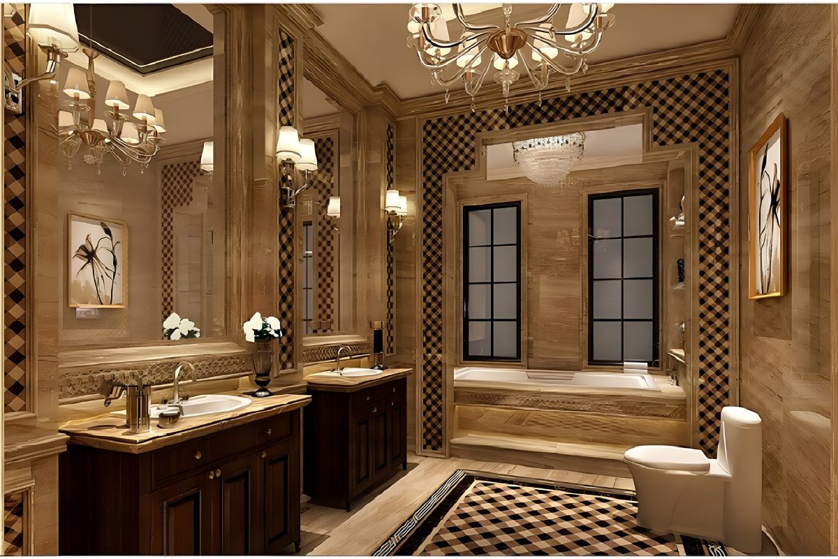 Thiết kế nội thất biệt thự luxury hiện đại thường tích hợp phòng xông hơi và khu thư giãn riêng biệt (Ảnh: Sưu tầm)