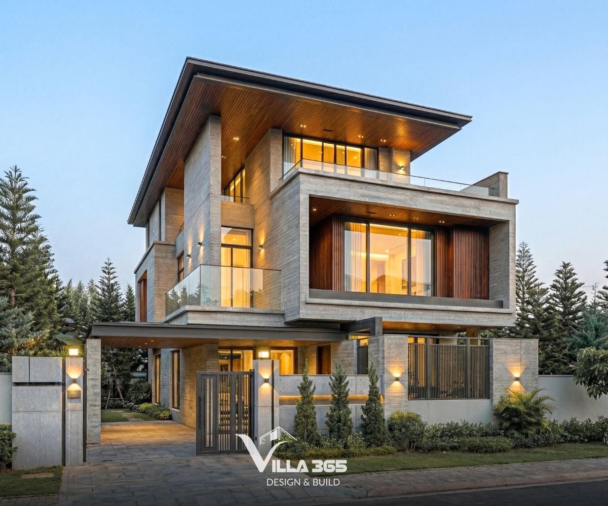 Hệ kính lớn kết hợp ban công kính giúp mở rộng tầm nhìn, đồng thời tăng tính kết nối giữa con người với bối cảnh bên ngoài 