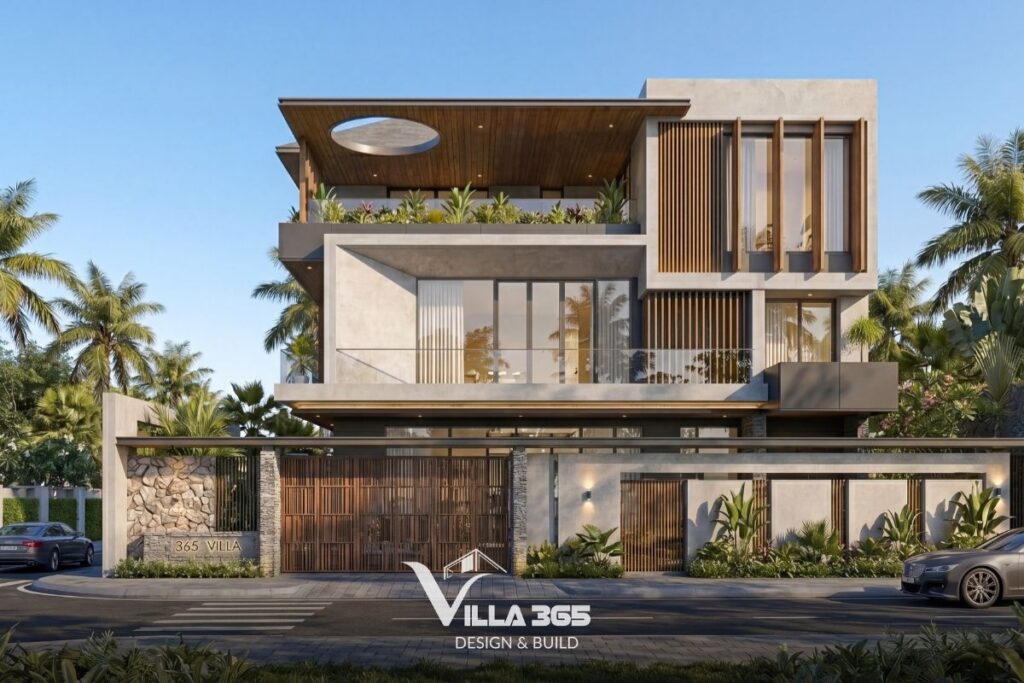 Habour Villa - Giải pháp kiến trúc cho biệt thự lô góc ở thành thị