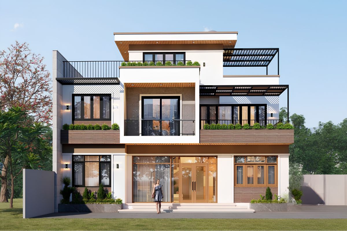 Sự kết hợp giữa kiến trúc mở và các khoảng xanh giúp công trình luôn thông thoáng, gần gũi với thiên nhiên (Ảnh: Sưu tầm)