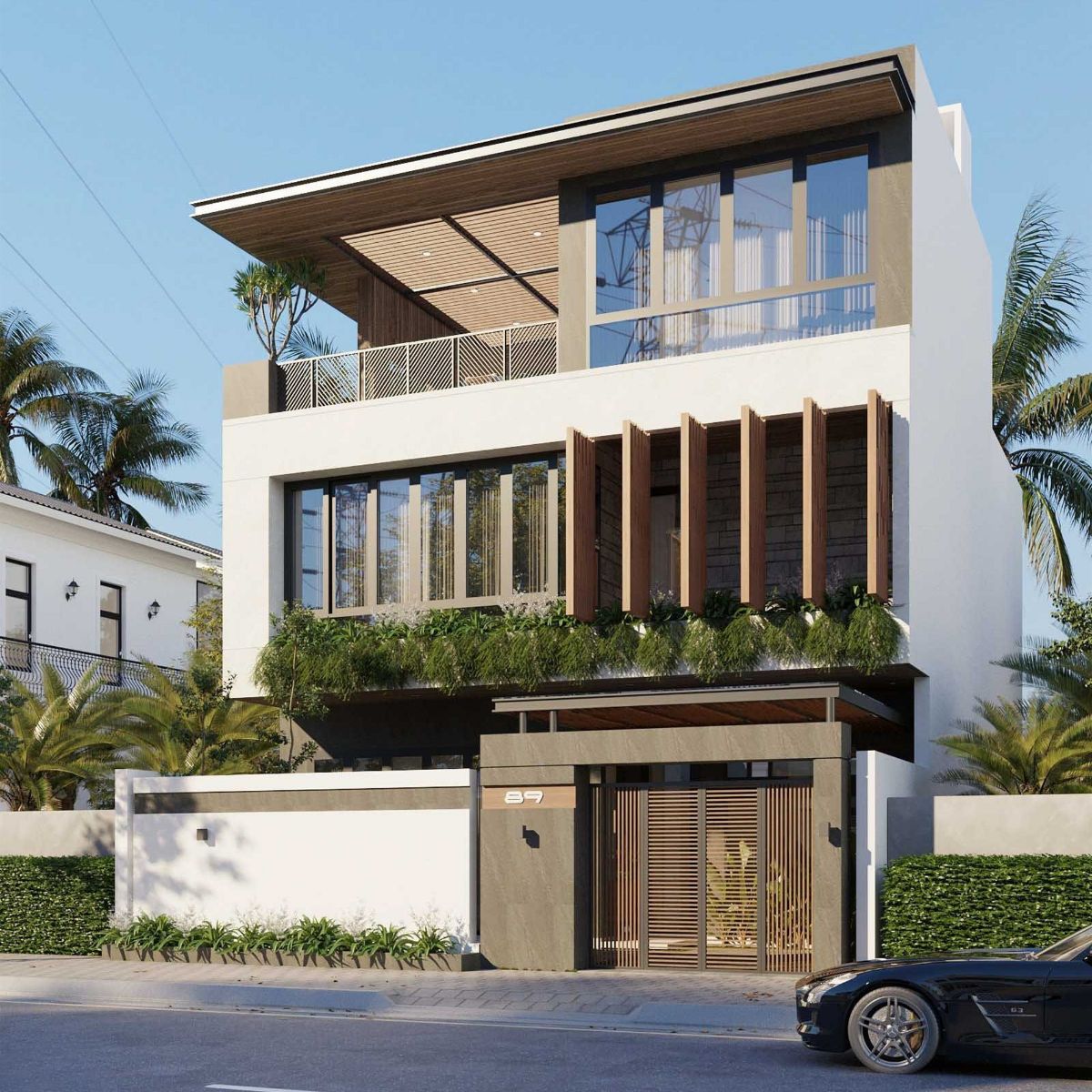 Quy mô 150m2 mang đến nhiều lợi thế trong việc tổ chức không gian và cảnh quan (Ảnh: Sưu tầm)