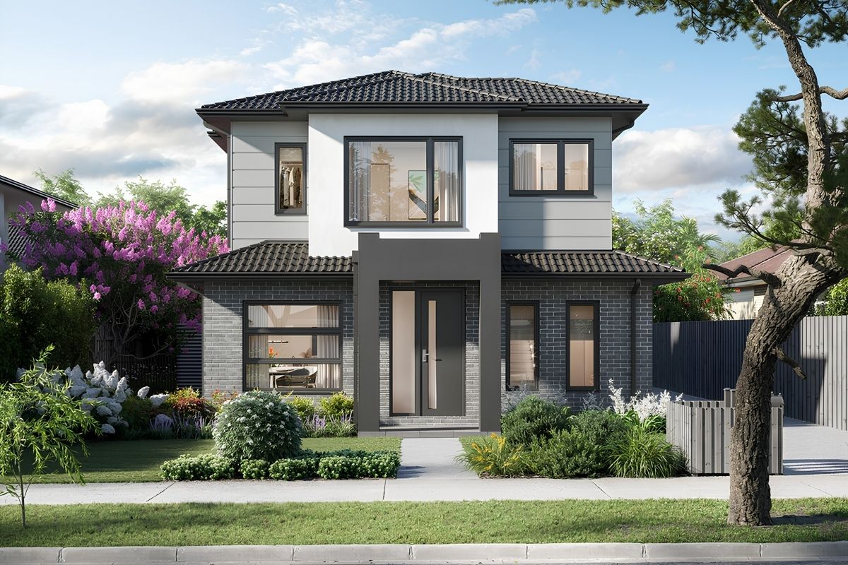 Biệt thự 2 tầng 4 phòng ngủ sân vườn tạo nên sự hài hòa giữa kiến trúc và cảnh quan  (Ảnh: Sưu tầm)