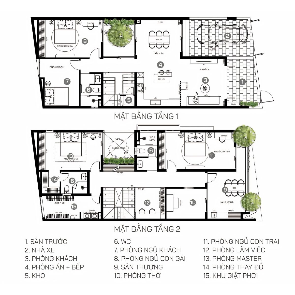 Mỗi gia đình có thể linh hoạt lựa chọn cách bố trí phòng ngủ phù hợp với thói quen sinh hoạt thực tế (Ảnh: Sưu tầm)
