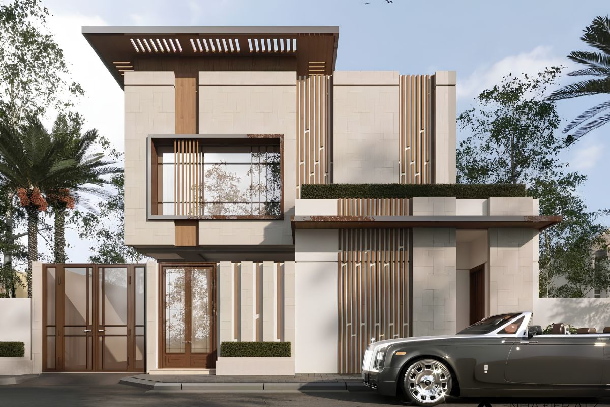 Mẫu biệt thự 2 tầng mặt tiền 7m đẹp & báo giá chi tiết 2026 28 Không gian được phân chia hợp lý giúp đảm bảo sự riêng tư cho từng thành viên (Ảnh: Sưu tầm)