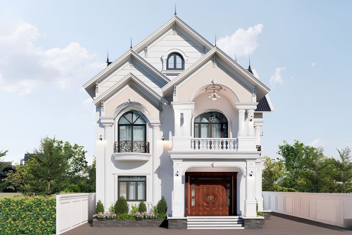 Sự kết hợp giữa kiến trúc hiện đại và mái Thái mang đến vẻ đẹp hài hòa, dễ ứng dụng ở nhiều khu vực khác nhau (Ảnh: Sưu tầm)