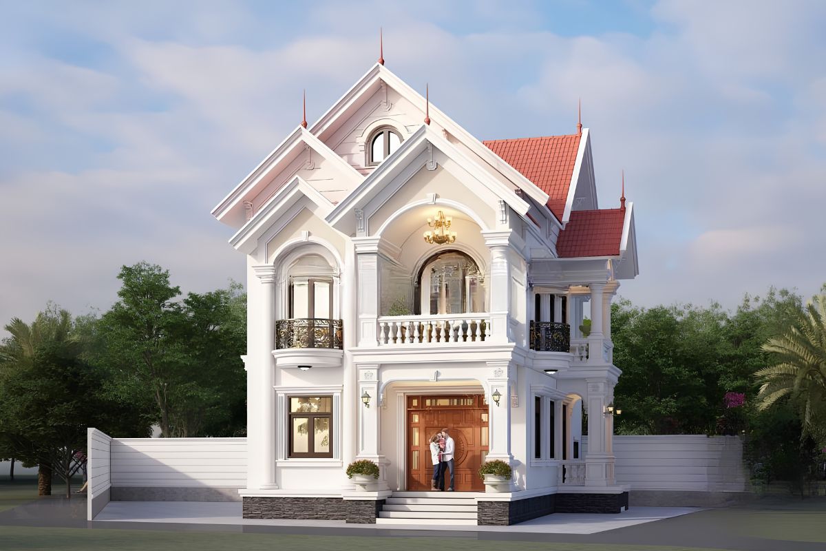Mặt tiền rộng tạo điều kiện thuận lợi để bố trí công năng khoa học và hợp lý (Ảnh: Sưu tầm)
