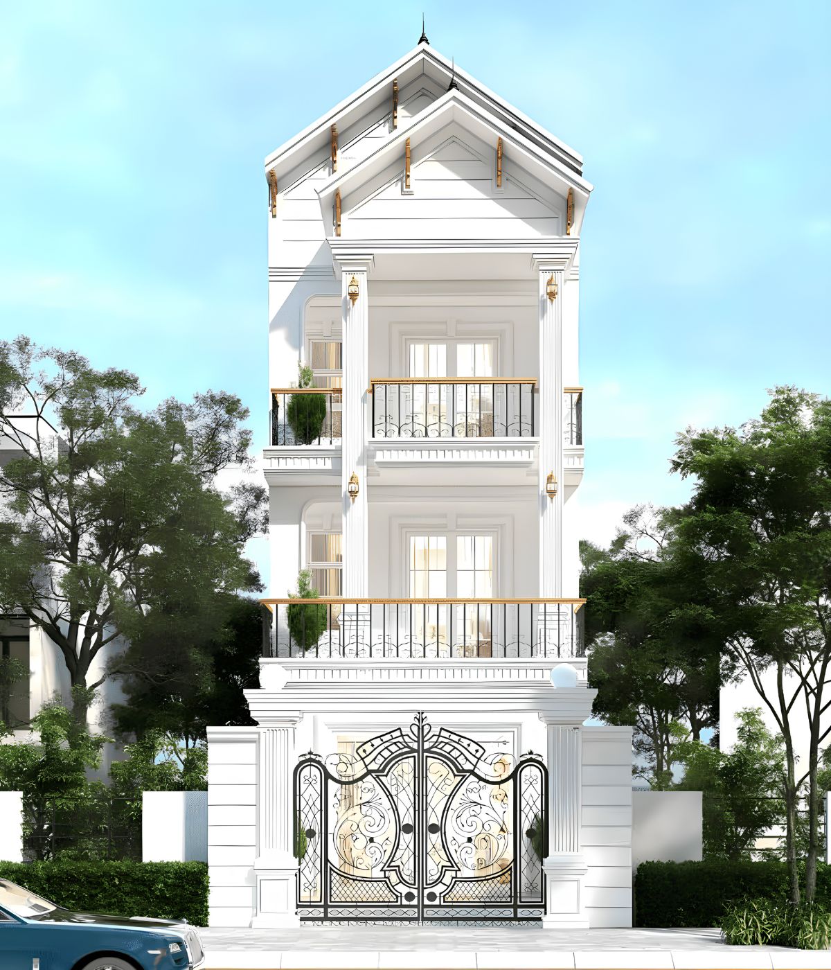 Khả năng thoát nước nhanh và chống nóng hiệu quả khiến mái Thái luôn phù hợp với khí hậu Việt Nam  (Ảnh: Sưu tầm)