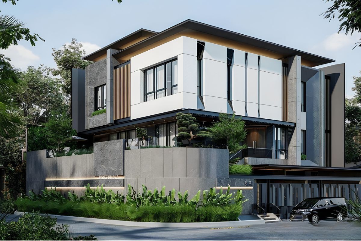 Mẫu biệt thự 3 tầng 2 mặt tiền đẹp nhất 2026 & báo giá tối ưu 2 Nhà biệt thự 3 tầng 2 mặt tiền được đánh giá cao nhờ vị trí đẹp, công năng linh hoạt và khả năng gia tăng giá trị theo thời gian (Ảnh: Sưu tầm)