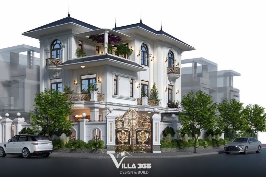 biệt thự 3 tầng 2 mặt tiền