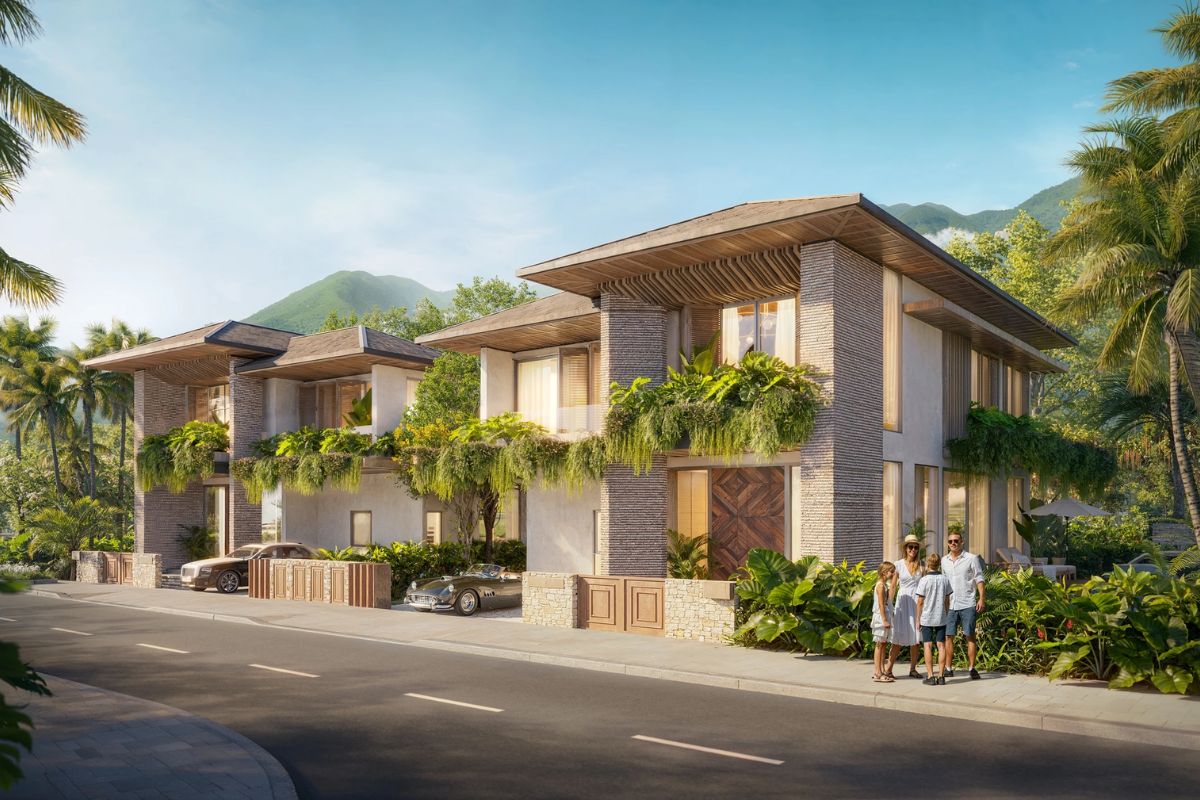 Báo giá thiết kế biệt thự quận 10 cập nhật mới nhất 2026 34 Kiến trúc mở, đón nắng và gió tự nhiên, kết hợp cây xanh cùng vật liệu mộc để tạo nên một không gian sống thoáng đãng ( Ảnh: Sưu tầm )
