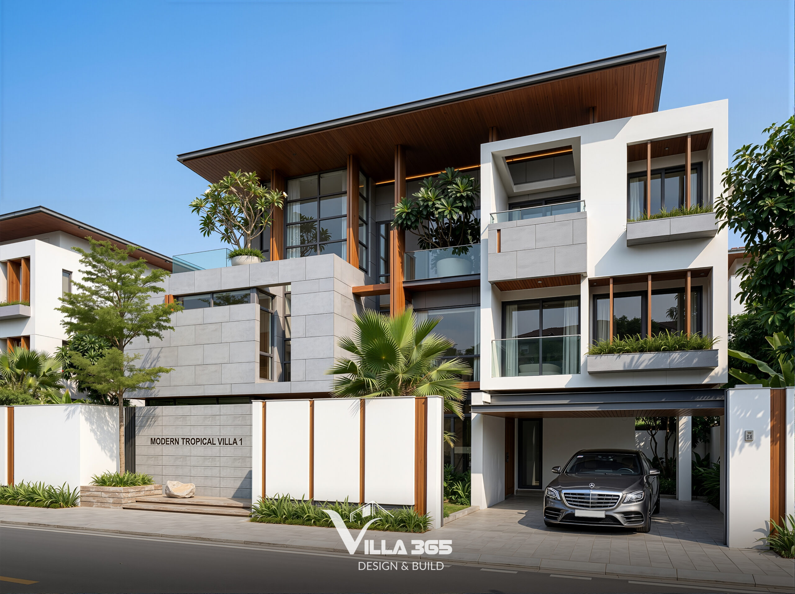 Biệt thự hiện đại Hạ Villa – Chốn bình yên mang âm hưởng mùa hạ 2 Thiết kế không gian mở đặc trưng của phong cách nhiệt đới hiện đại