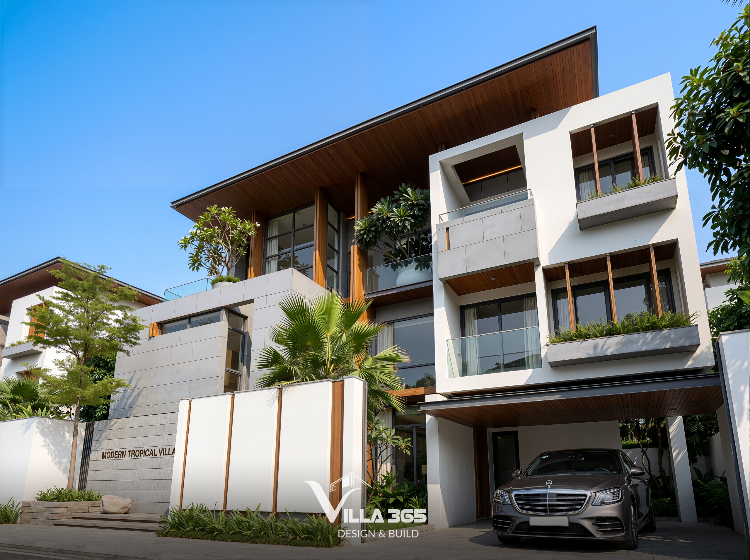 Biệt thự hiện đại Hạ Villa – Chốn bình yên mang âm hưởng mùa hạ 4 Hệ cửa kính thoáng sáng giúp mở rộng tầm nhìn và tối ưu nguồn sáng tự nhiên