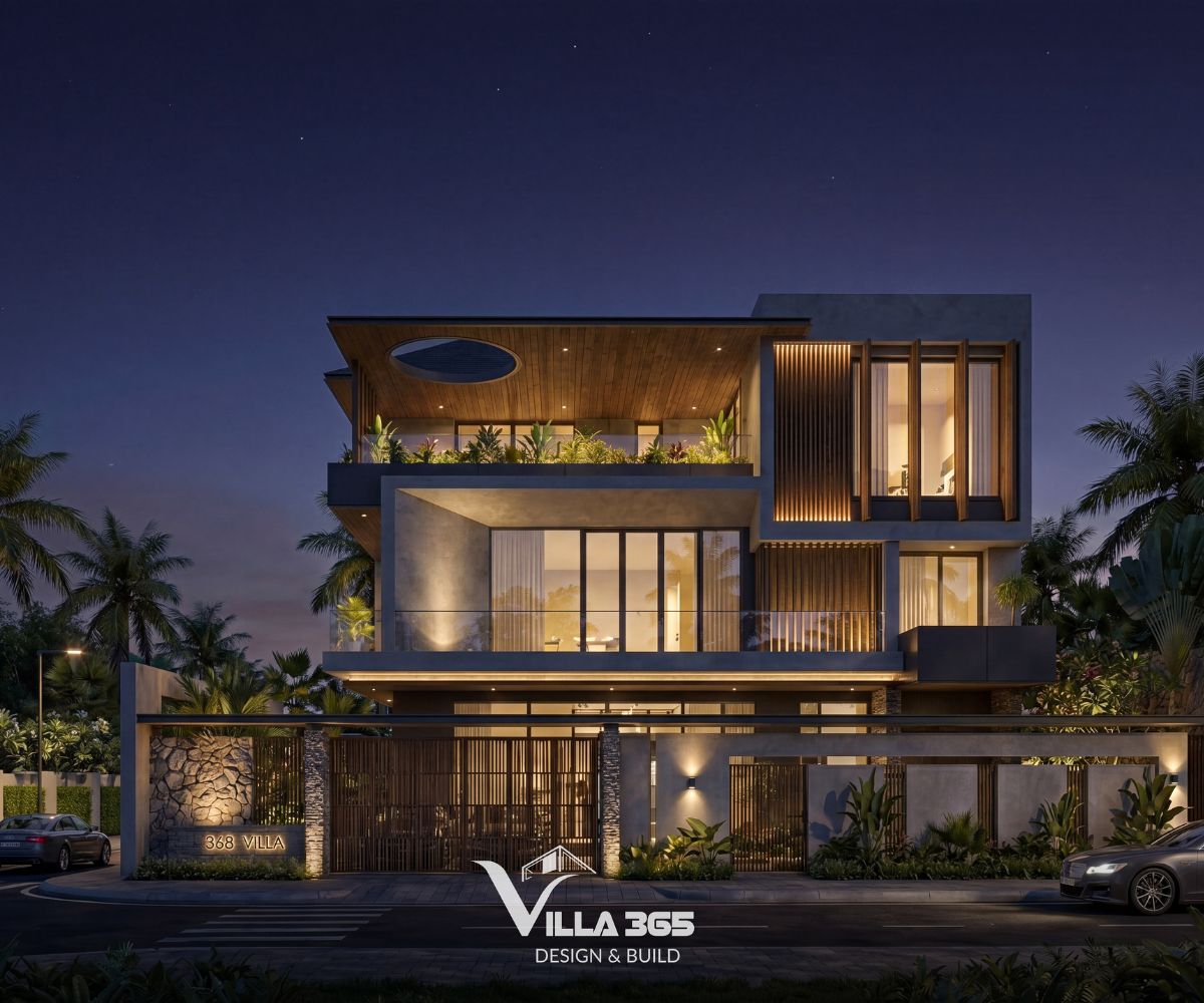 Habour Villa là minh chứng cho việc một biệt thự lô góc có thể vừa nổi bật về hình thức, vừa hiệu quả về công năng 