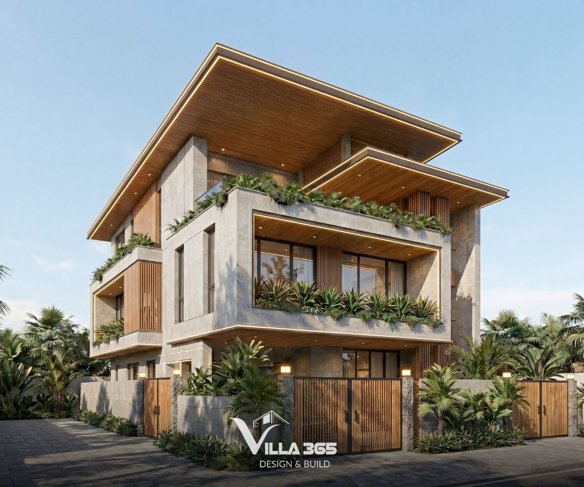Hoài Villa – Tổ ấm của những hoài niệm tinh tế 2 Sự đa dạng trong ngôn ngữ tạo hình của Hoài Villa