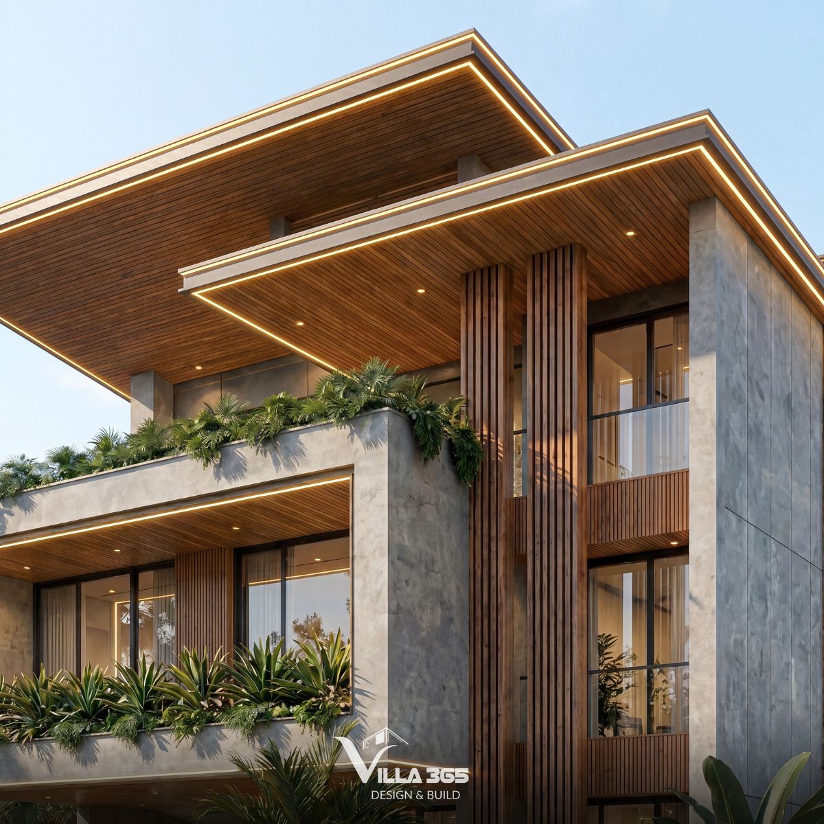 Hoài Villa – Tổ ấm của những hoài niệm tinh tế 7 Chất cảm từ vật liệu tự nhiên khắc họa ý niệm về nỗi nhớ