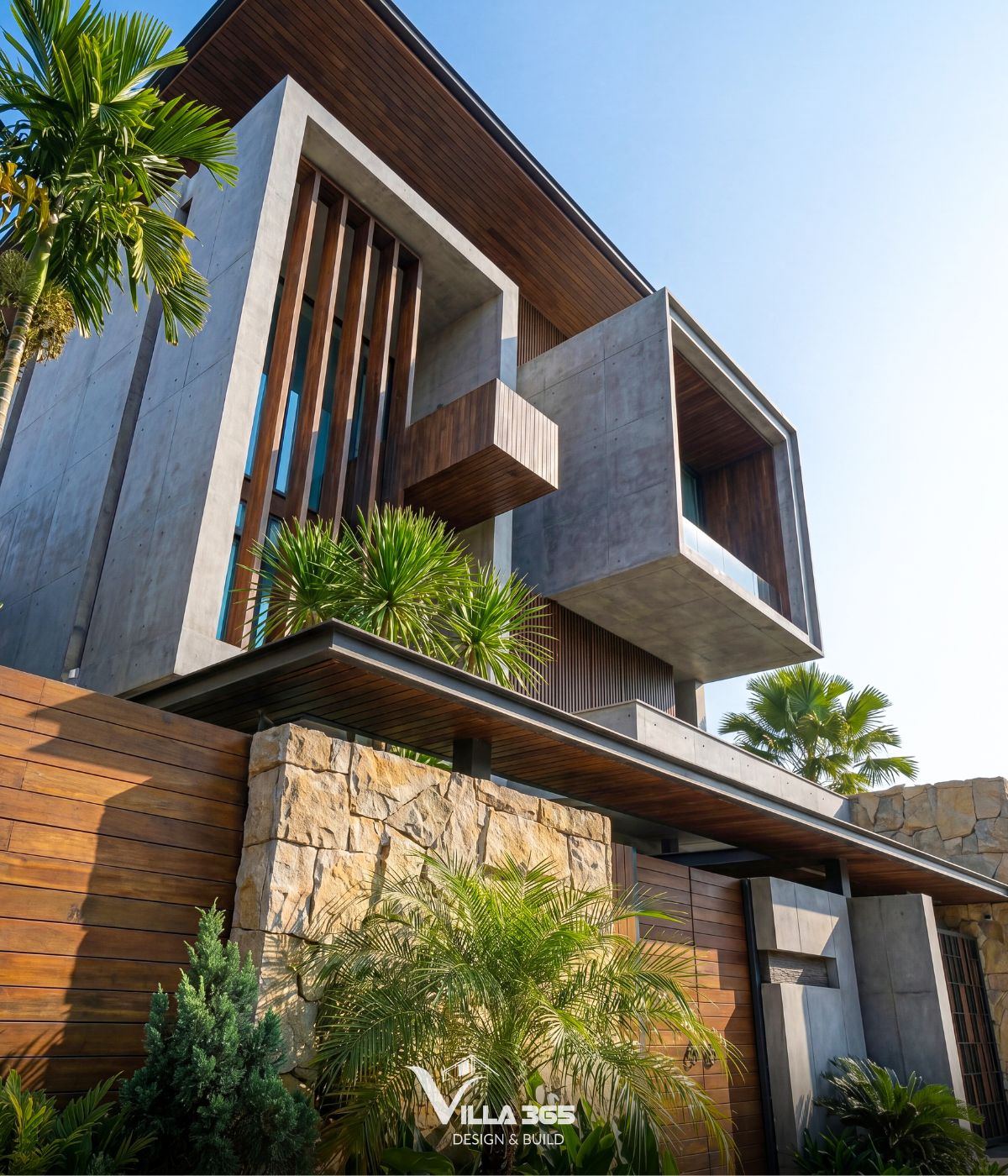 Home Retreat Villa – Ốc đảo bình yên giữa đô thị hiện đại 4 Hệ lam che nắng được bố trí khoa học nhằm kiểm soát cường độ ánh sáng, đồng thời đảm bảo chất lượng chiếu sáng tự nhiên cho nội thất